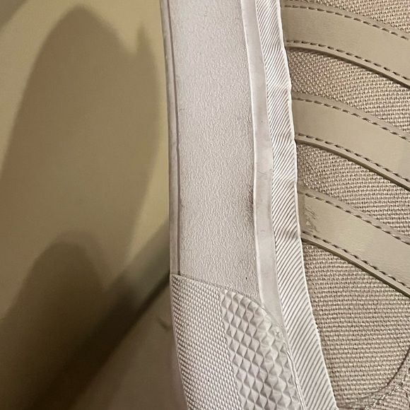 Adidas Beige Skater Sneakers with Platform White Toe, size 9.5 - Picture 8 of 10